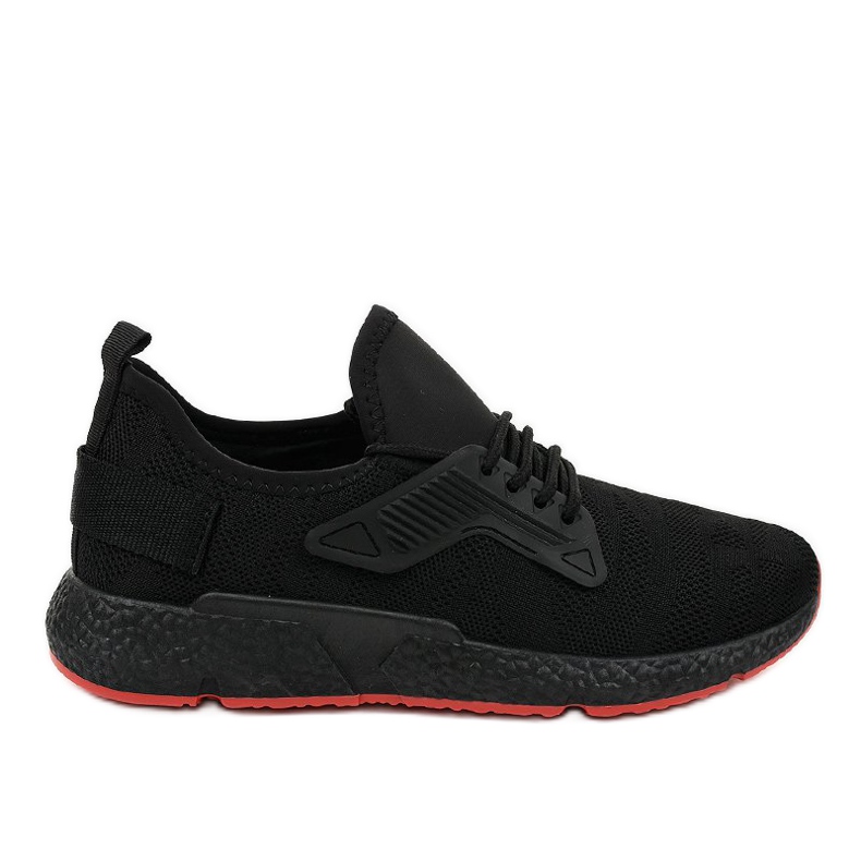 Black sports lace-up shoes WB800 Black sports lace-up shoes WB800