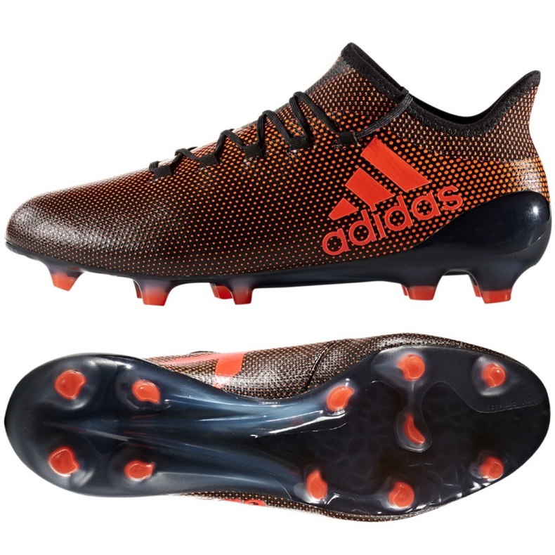 Shoes adidas X 17.1 Fg M S82288 black and red multicolored