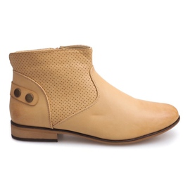 Elegant boots, shoes CM06 Beige