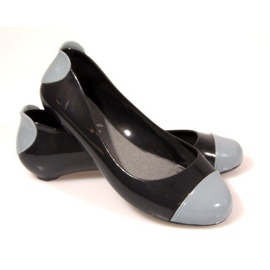 Meliski 104 Black ballerinas grey Meliski 104 Black ballerinas grey