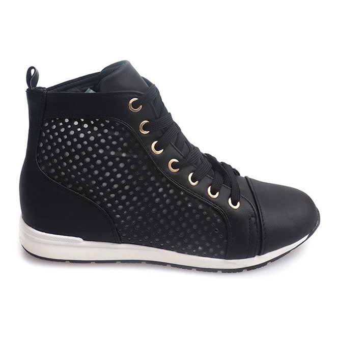 Openwork Airy Sneakers 80-12 Black