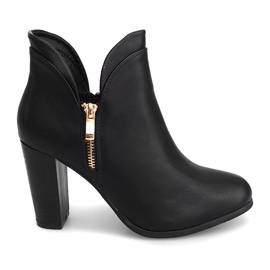 Jodhpur Boots With Zipper F830 Black