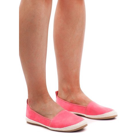 Suede Ballerinas Espadrilles 889-103 Pink