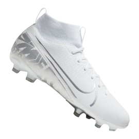 Nike Superfly 7 Academy Mg Jr AT8120-100 football shoe white white