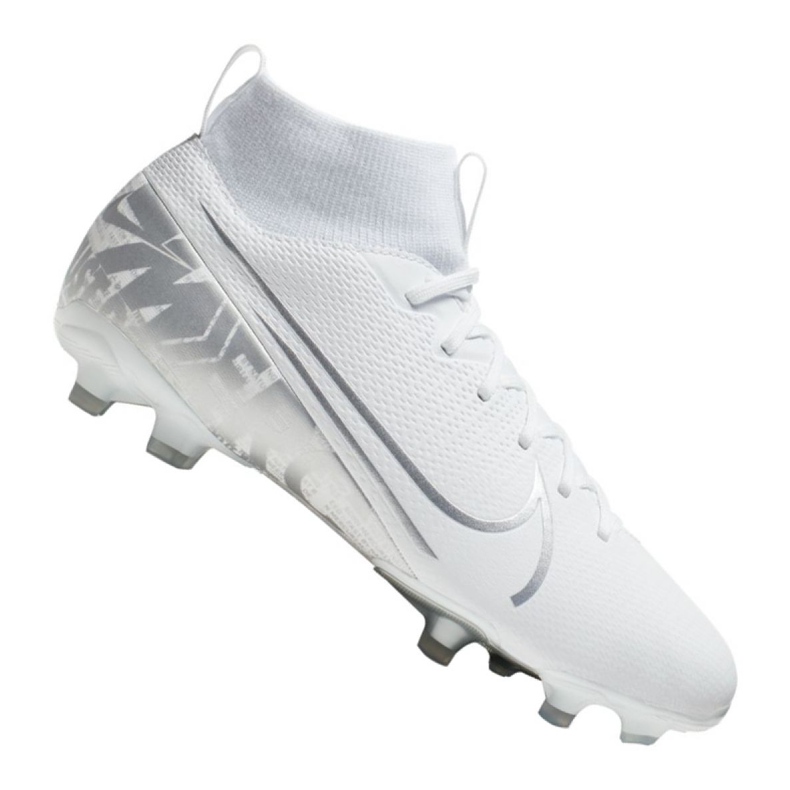 Nike Superfly 7 Academy Mg Jr AT8120-100 football shoe white white
