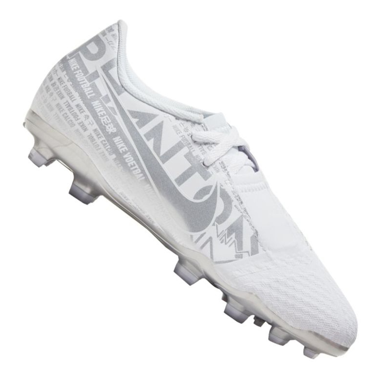 Nike Phantom Vnm Academy Fg Jr AO0362-100 football shoes white white