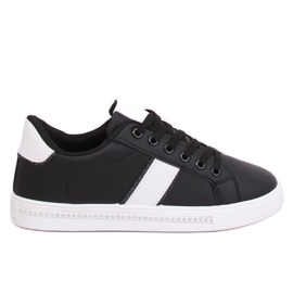 Black women's sneakers B5133B Black