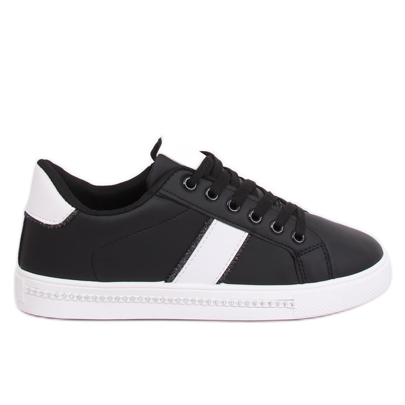 Black women's sneakers B5133B Black
