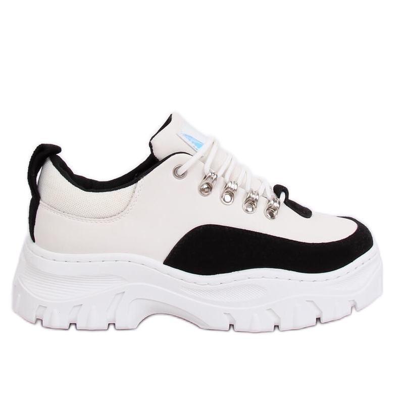Black and white high-soled shoes PF5329 Black Black and white high-soled shoes PF5329 Black