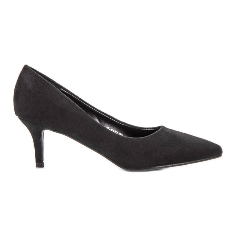 Ideal Shoes Comfortable Pumps On A Pin black