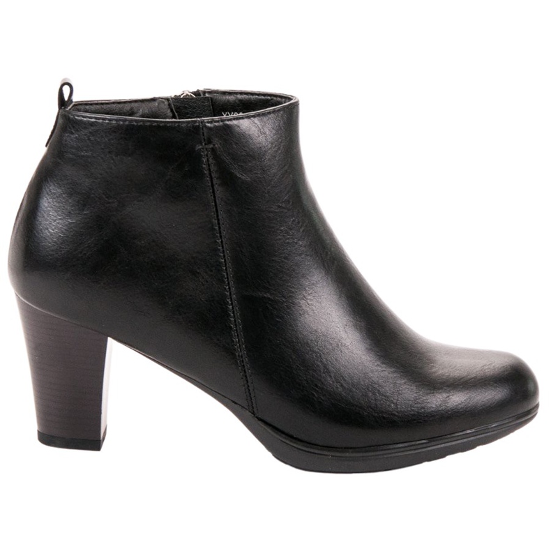 Vinceza Low Heeled Boots black