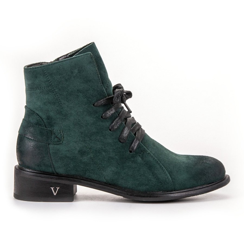 Vinceza Dark green women's boots