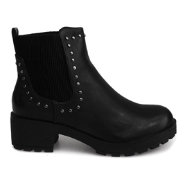 Motorized Boots With Studs 1643 Black