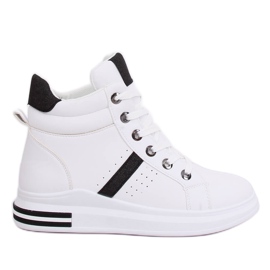 White CB-19078 WHITE / BLACK sneakers