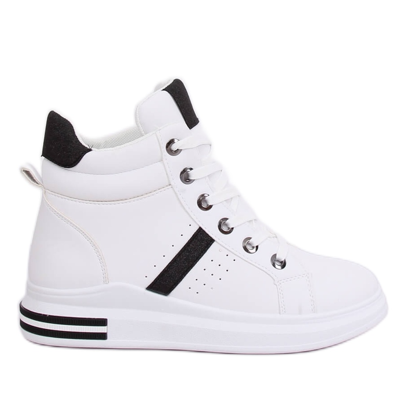 White CB-19078 WHITE / BLACK sneakers White CB-19078 WHITE / BLACK sneakers
