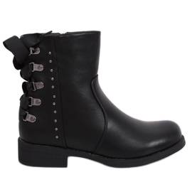 Black military boots HQ977 Black