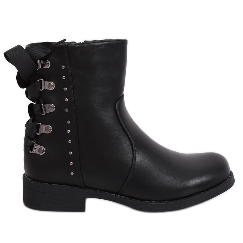 Black military boots HQ977 Black
