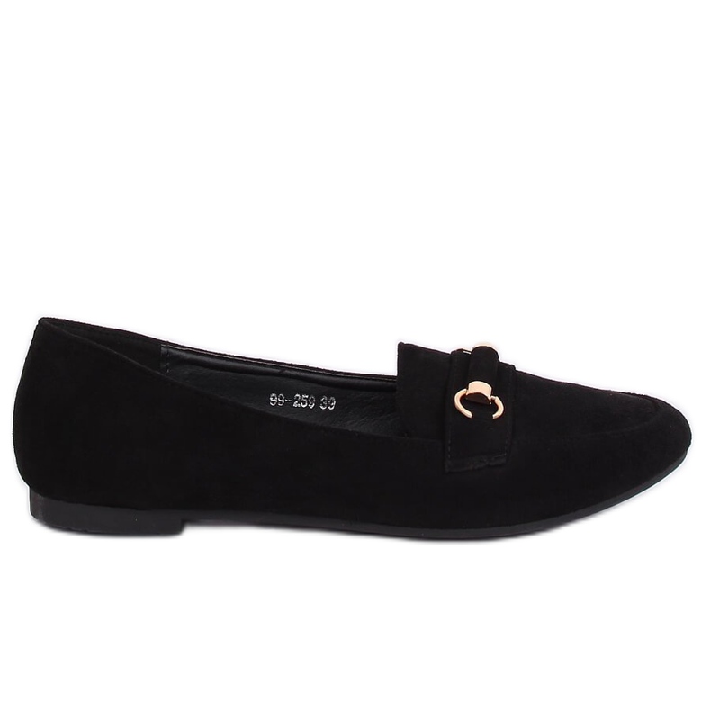 Black women's loafers 99-259 Black Black women's loafers 99-259 Black
