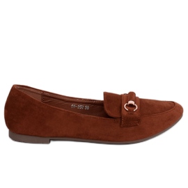 Women's loafers brick 99-259 D.ORANGE brown Women's loafers brick 99-259 D.ORANGE brown