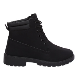 Black women's timber boots W-3033 Black