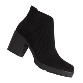 Black high-heeled boots BH151-KB Black