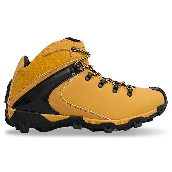 Men's brown insulated trekking shoes 9W4324