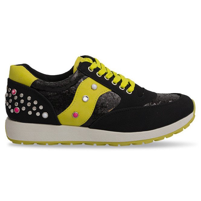 Sport Running Shoes A738 Black multicolored