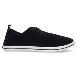 Light Men's Sneakers With Eco Suede 1205 Black
