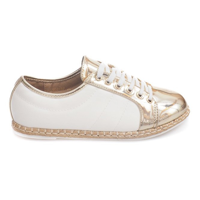 Sneakers Espadrilles Linen Q52 Gold golden