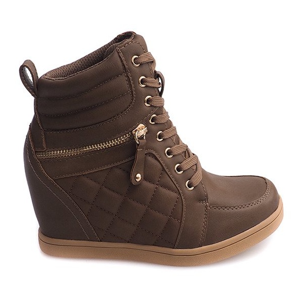 Quilted Sneakers 2030-50 Khaki green