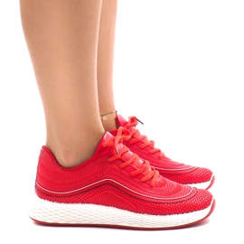 Red G-205 sports shoes