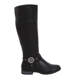 Black boots, black boots 6283-1 Black