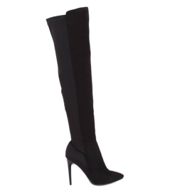 Black over-boots on a pin 0H010 Black