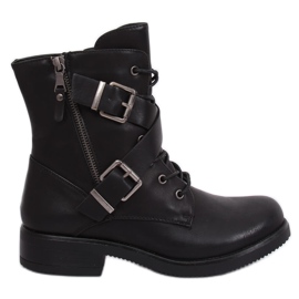 Military boots black C581 Black