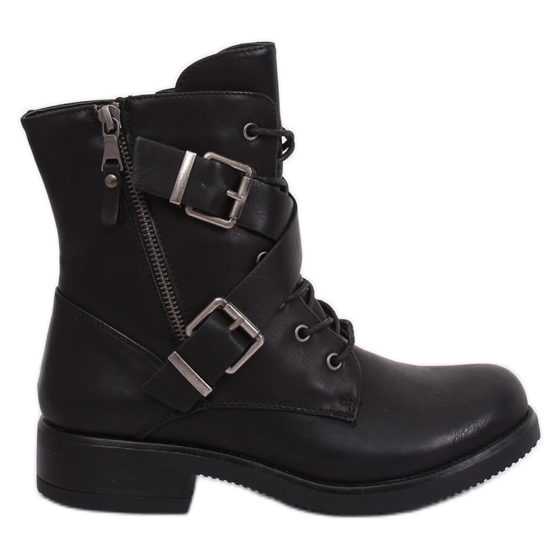 Military boots black C581 Black