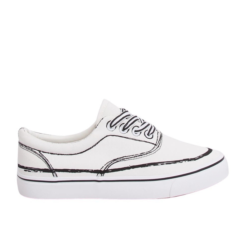 White women's sneakers BS103 White