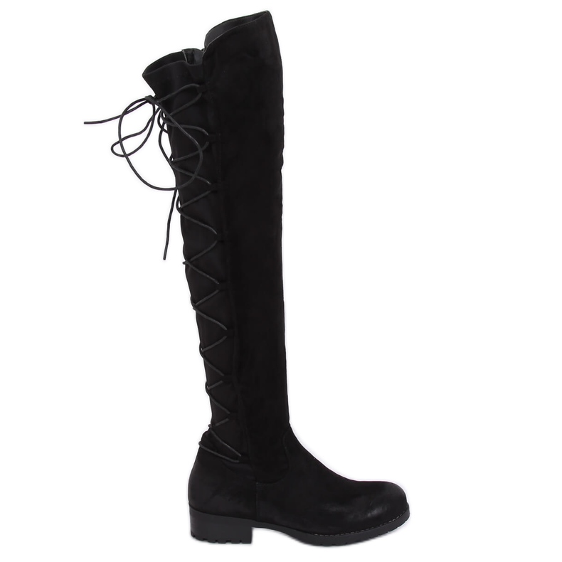 Riding boots with a flexible upper black F2020 Black