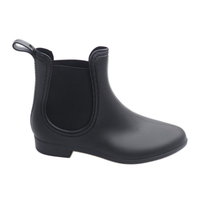 Short Galoshes With Rubber 608 Black