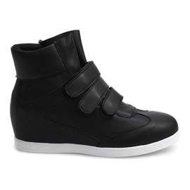 Fashionable Wedge Sneakers JT3 Black