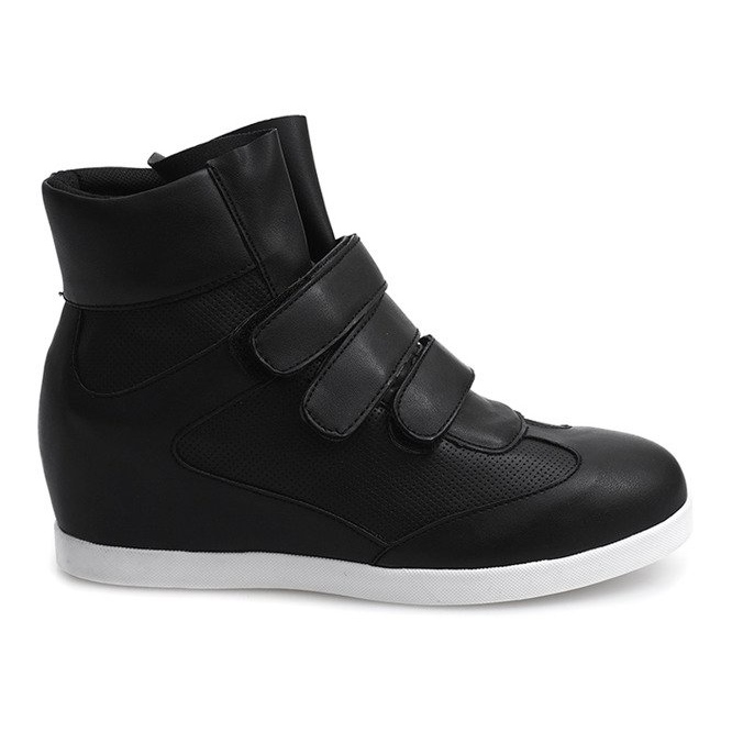 Fashionable Wedge Sneakers JT3 Black