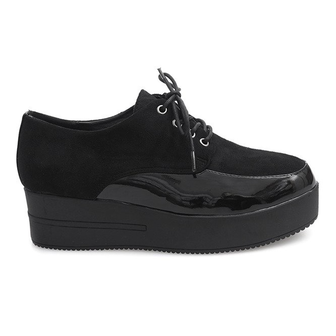Creepers Boots On The MJ1358 Black Platform