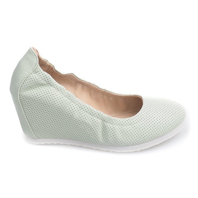 Sports Wedge Pumps A892 Pistachio multicolored green