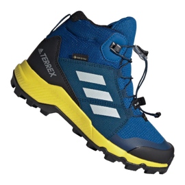 Shoes adidas Terrex Mid Gtx Jr BC0596 black blue green Shoes adidas Terrex Mid Gtx Jr BC0596 black blue green