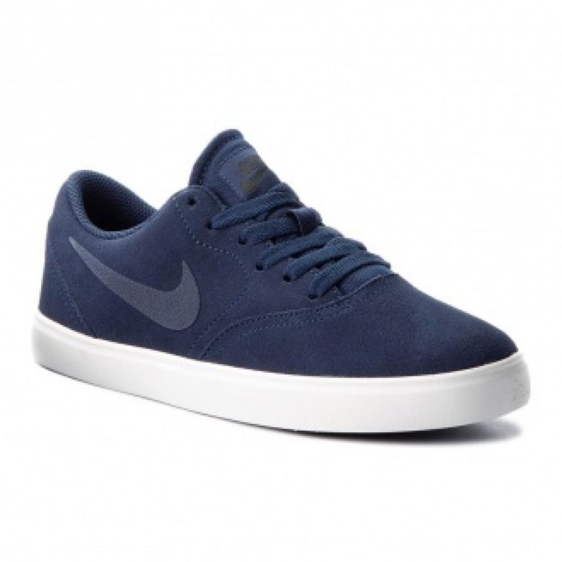 Nike Sb Check Suede Jr AR0132-400 shoes navy blue