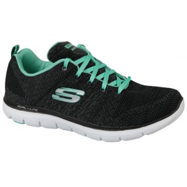 Skechers Flex Appeal 2.0 W 12756-BKAQ black Skechers Flex Appeal 2.0 W 12756-BKAQ black