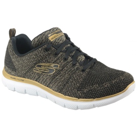 Skechers Flex Appeal 2.0 W 12771-BKGD Shoes black multicolored Skechers Flex Appeal 2.0 W 12771-BKGD Shoes black multicolored