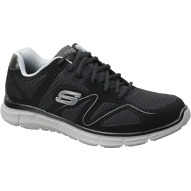 Skechers Satisfaction M 58350-BKGY Shoes black
