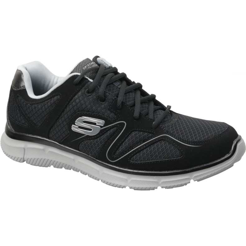 Skechers Satisfaction M 58350-BKGY Shoes black