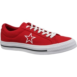 Converse One Star Ox M 163378C red shoes Converse One Star Ox M 163378C red shoes