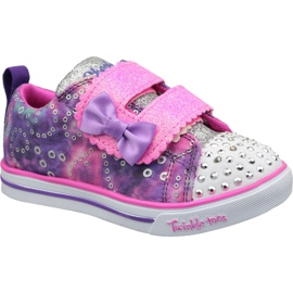 Skechers Sparkle Lite Jr 20147N-PRMT Shoes pink